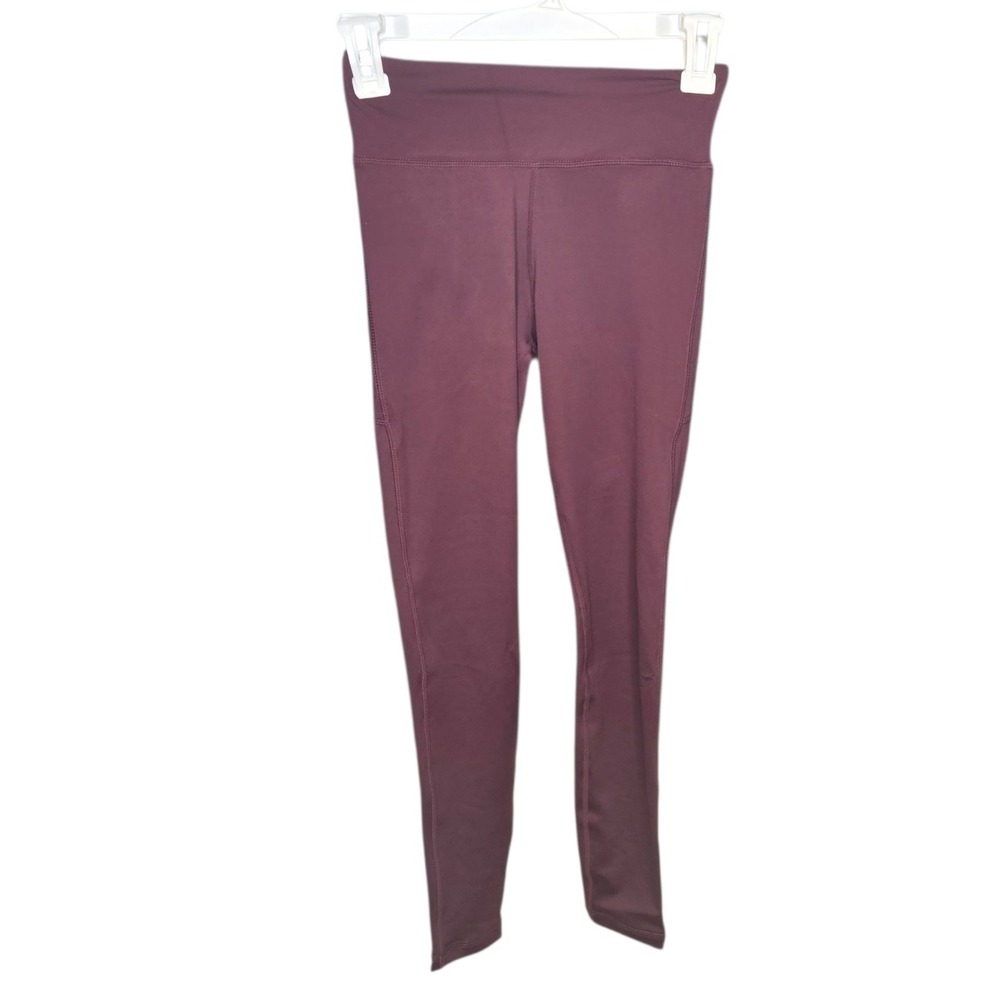 Senita Athletics High Waisted Leggings with Pockets & Zipper Back XXS NWT